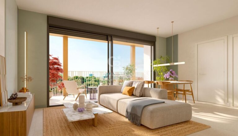 Nueva promoción sostenible con preciosas vistas en Montjuic