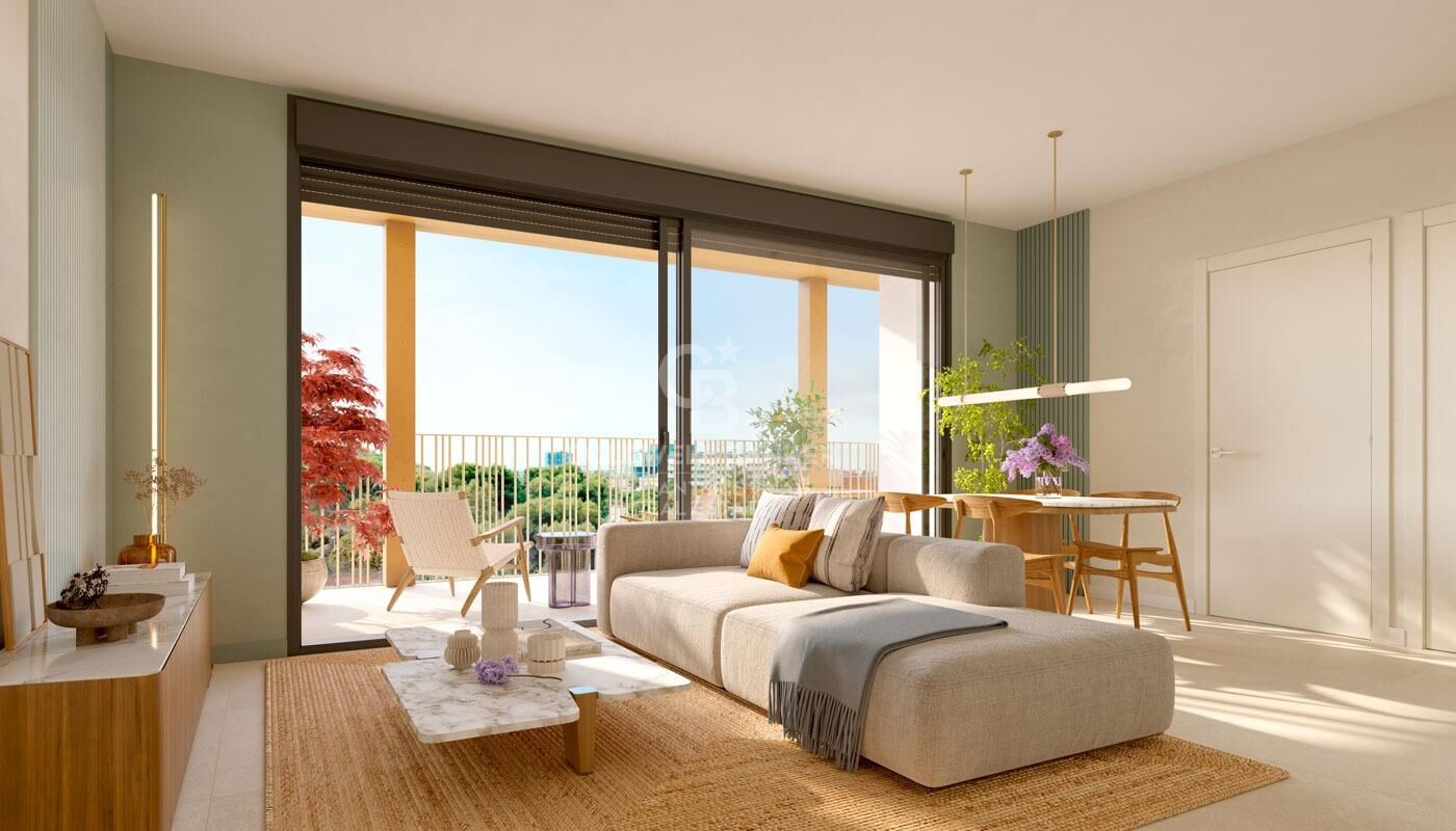 Nueva promoción sostenible con preciosas vistas en Montjuic
