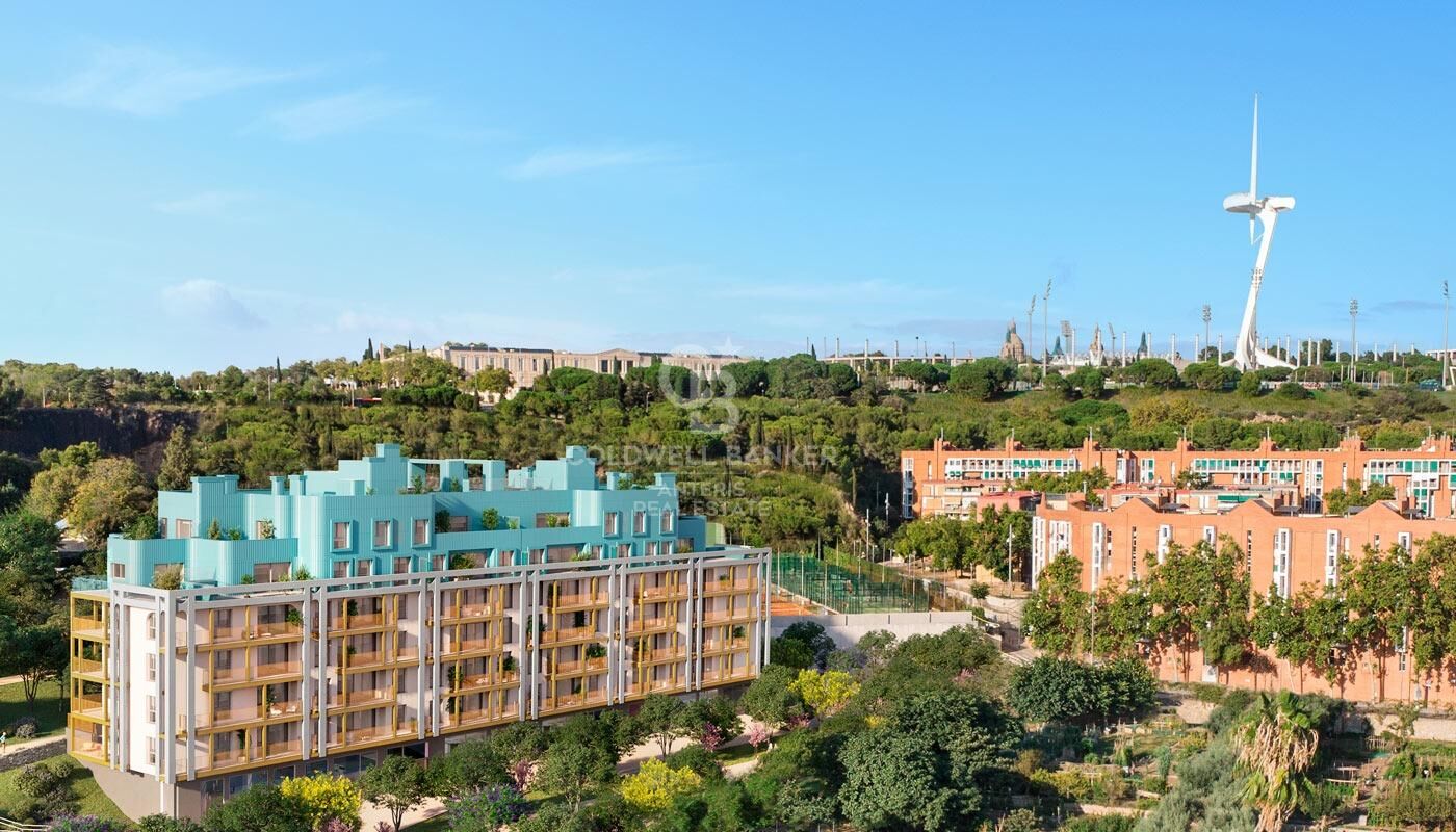 Nueva promoción sostenible con preciosas vistas en Montjuic