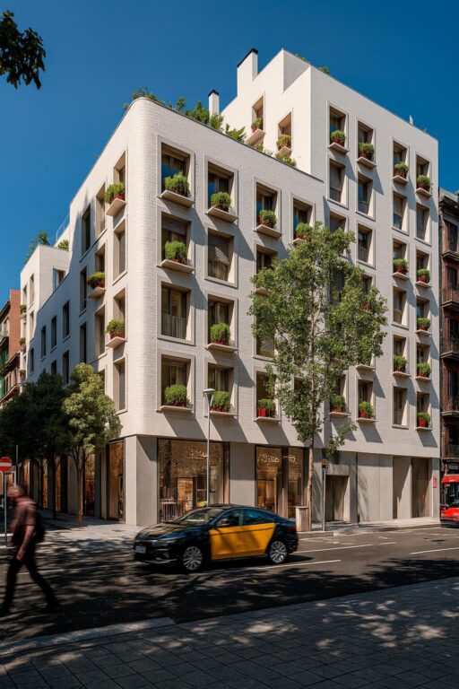 Luksusowe rezydencje przy Passeig de Gràcia, w prestiżowej dzielnicy Eixample Dreta