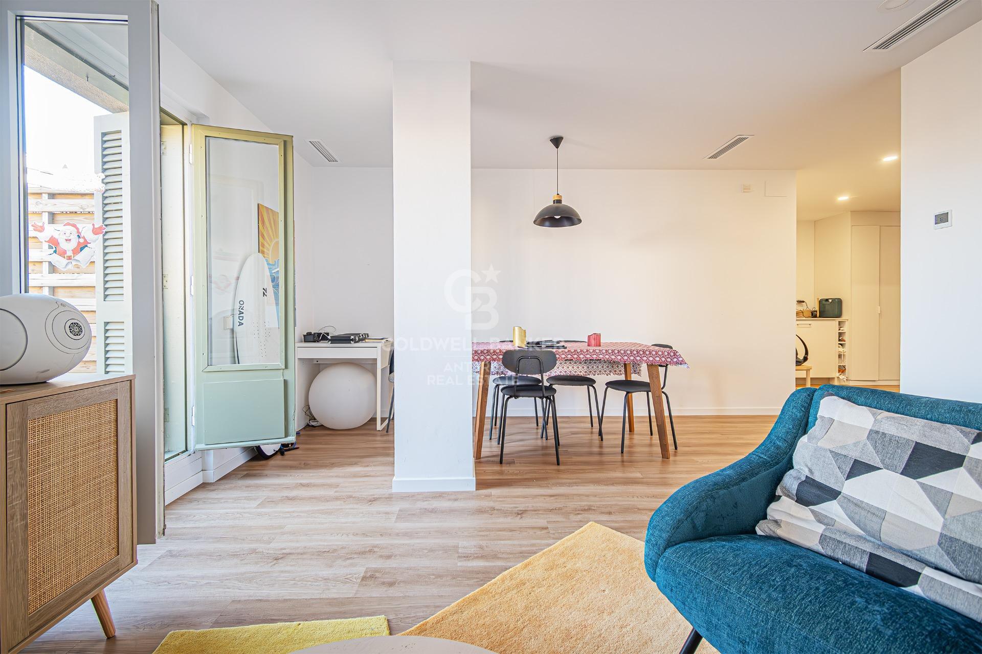 Ático reformado en Plaza Urquinaona