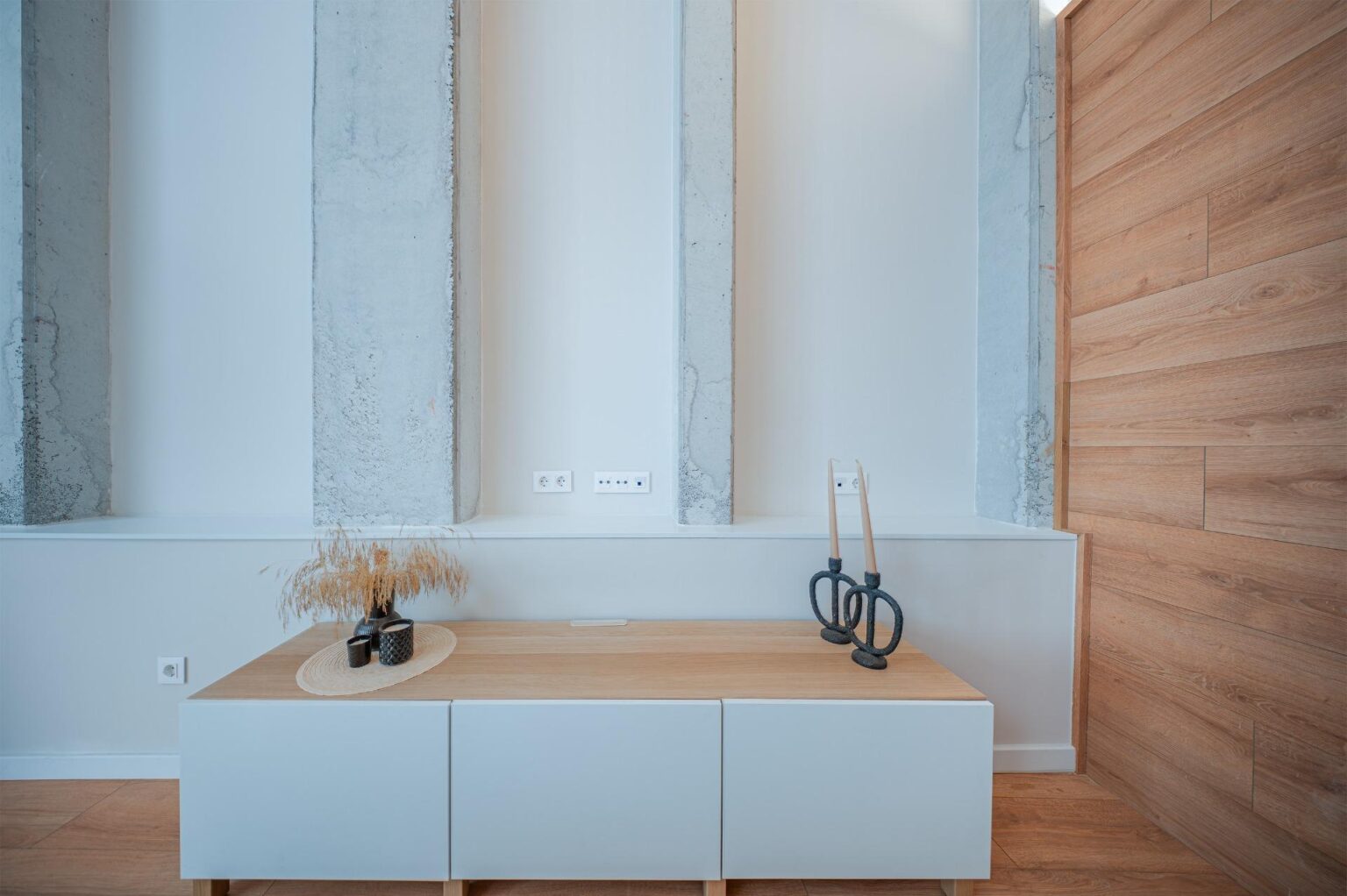 Nowoczesny duplex w ekologicznym budynku