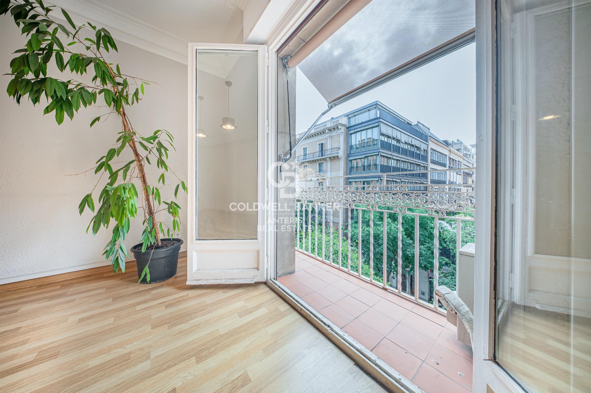 Spacious and luminous apartment next to Rambla Catalunya