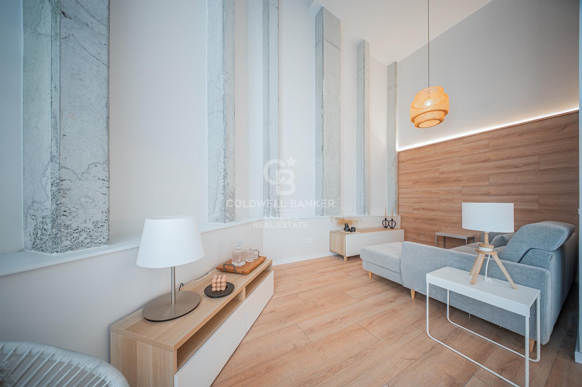 Nowoczesny duplex w ekologicznym budynku