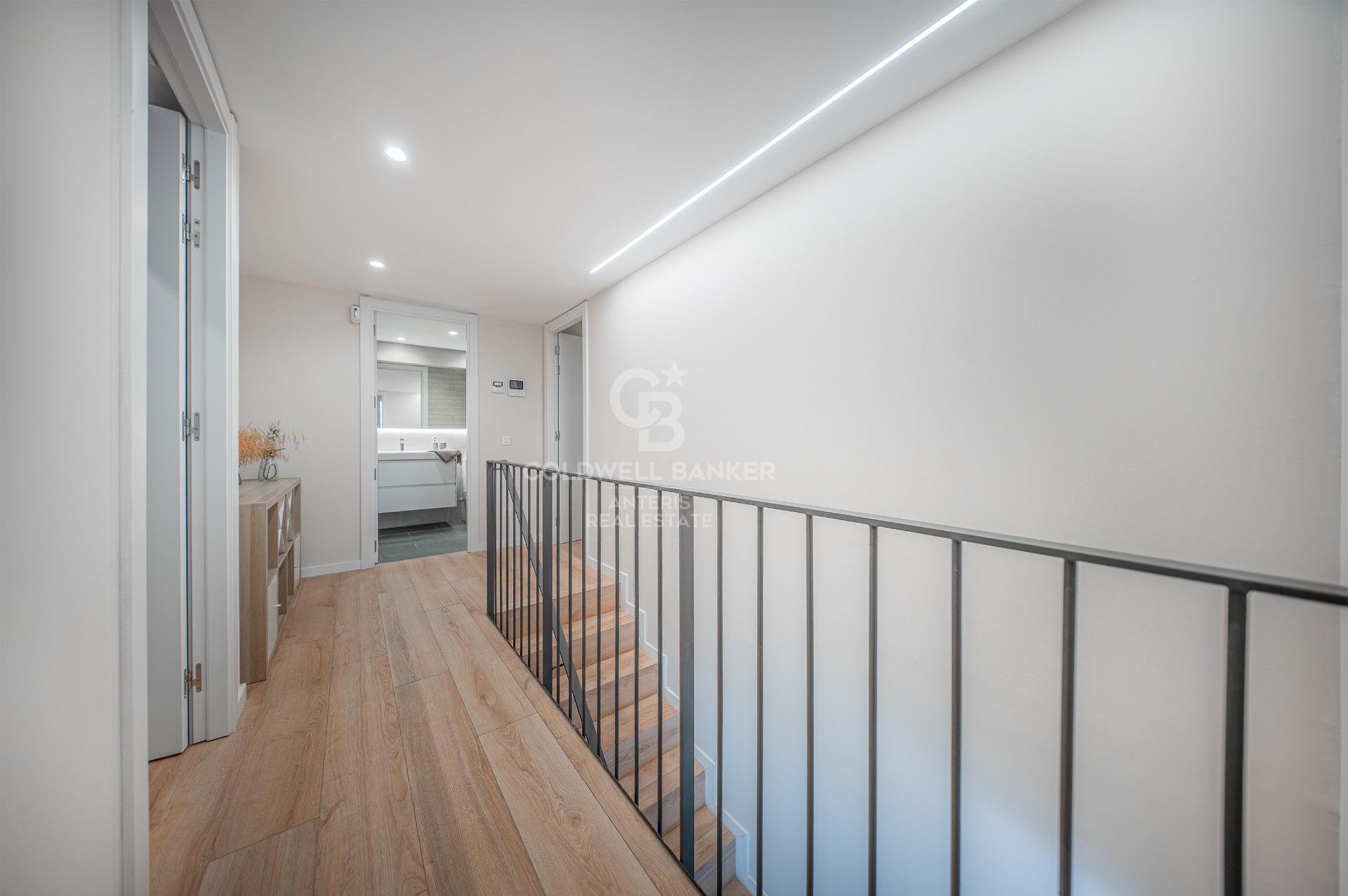 Nowoczesny duplex w ekologicznym budynku