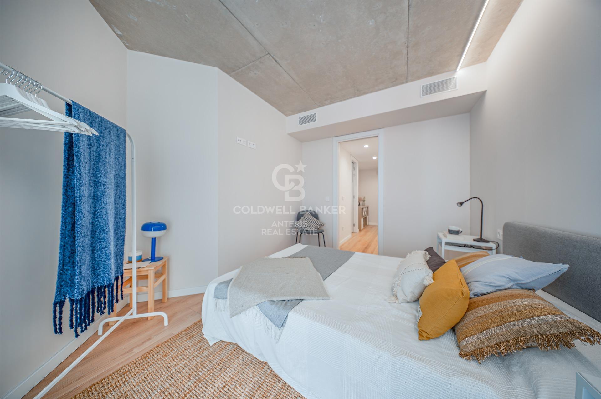 Nowoczesny duplex w ekologicznym budynku