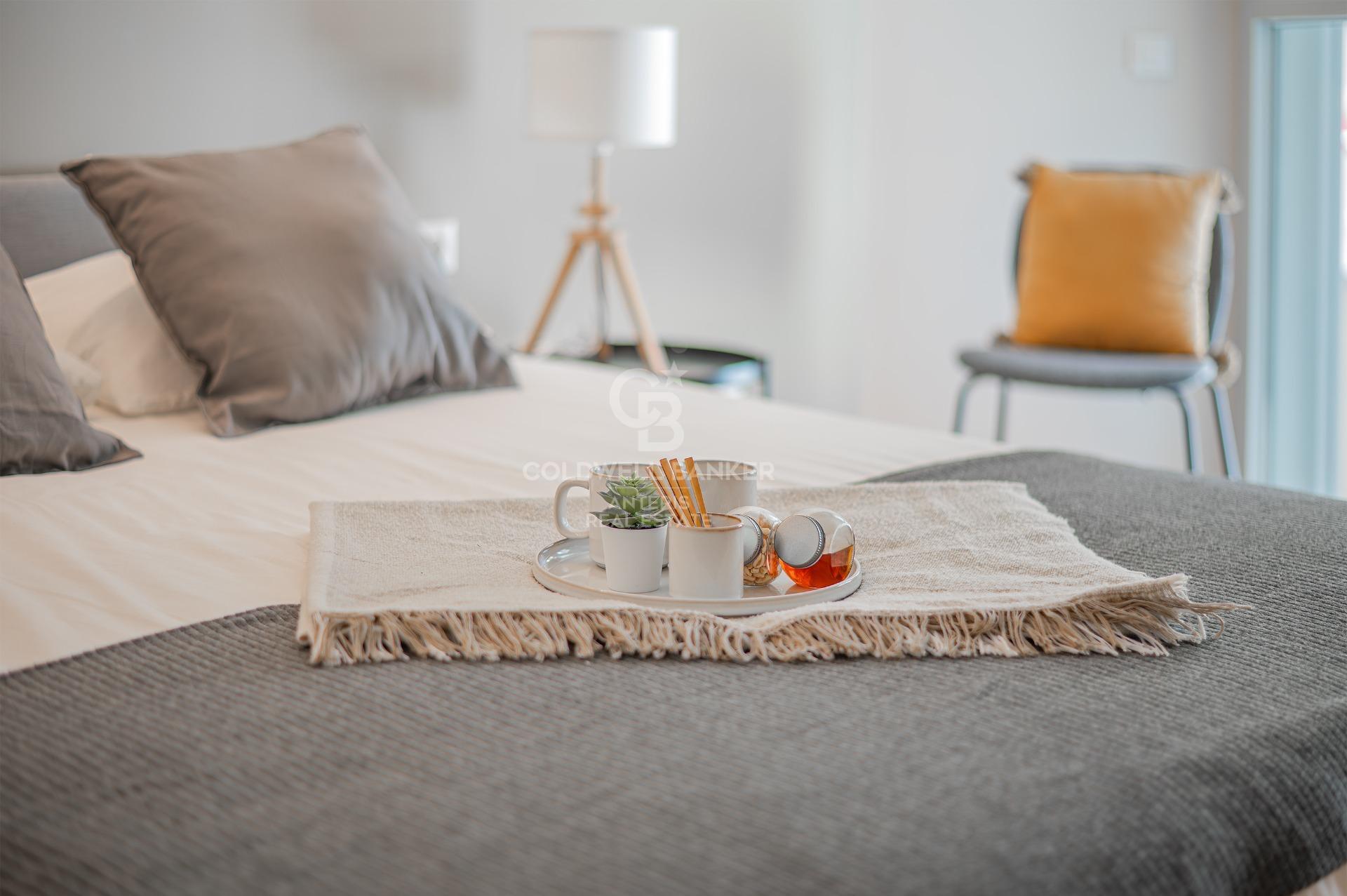 Nowoczesny duplex w ekologicznym budynku