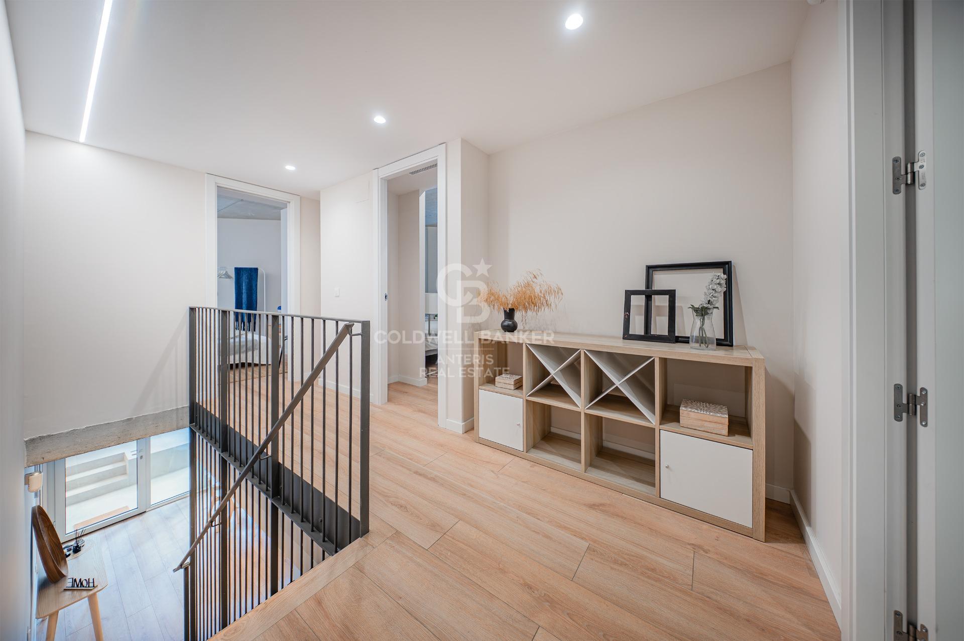 Nowoczesny duplex w ekologicznym budynku