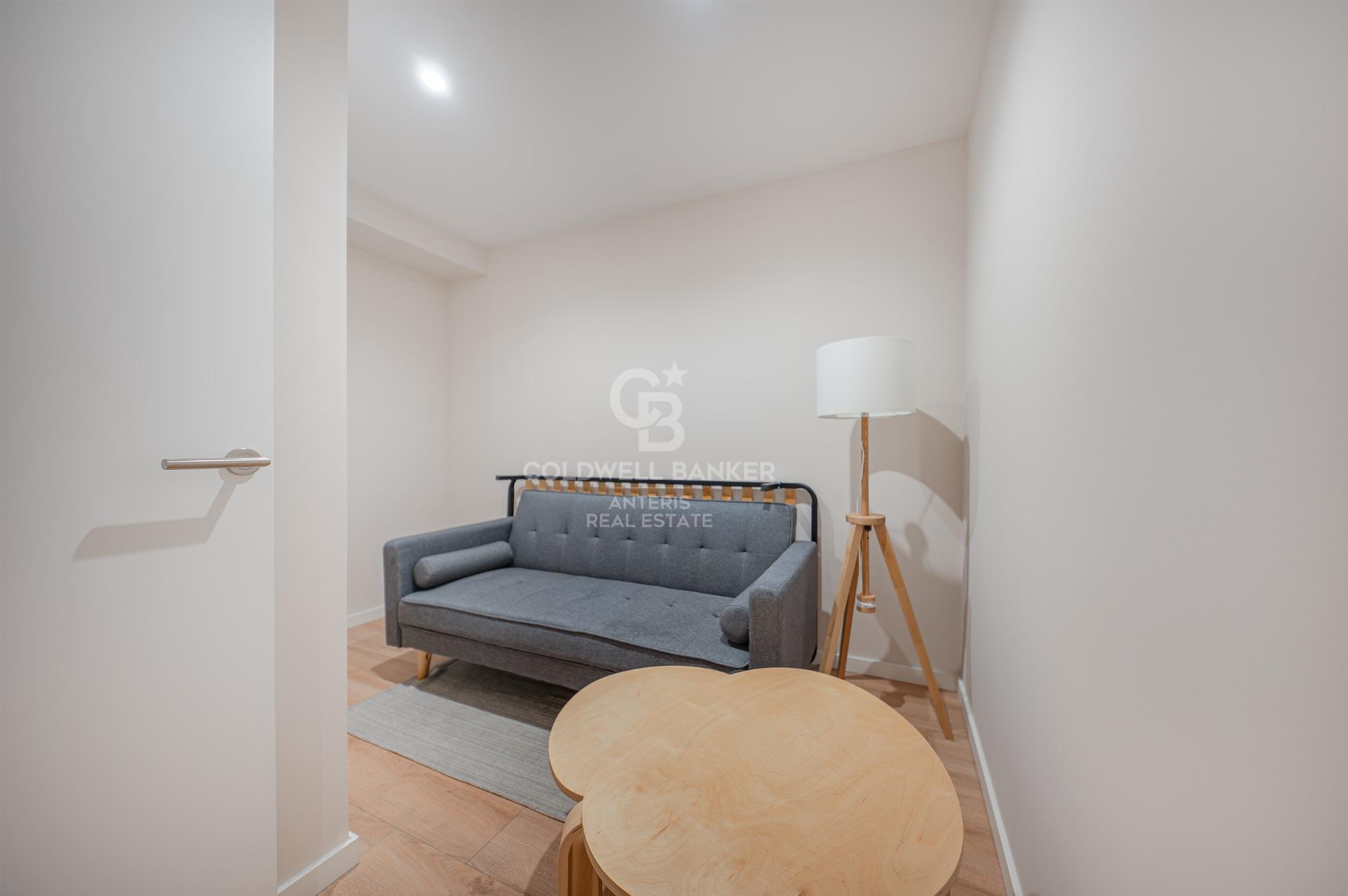 Nowoczesny duplex w ekologicznym budynku