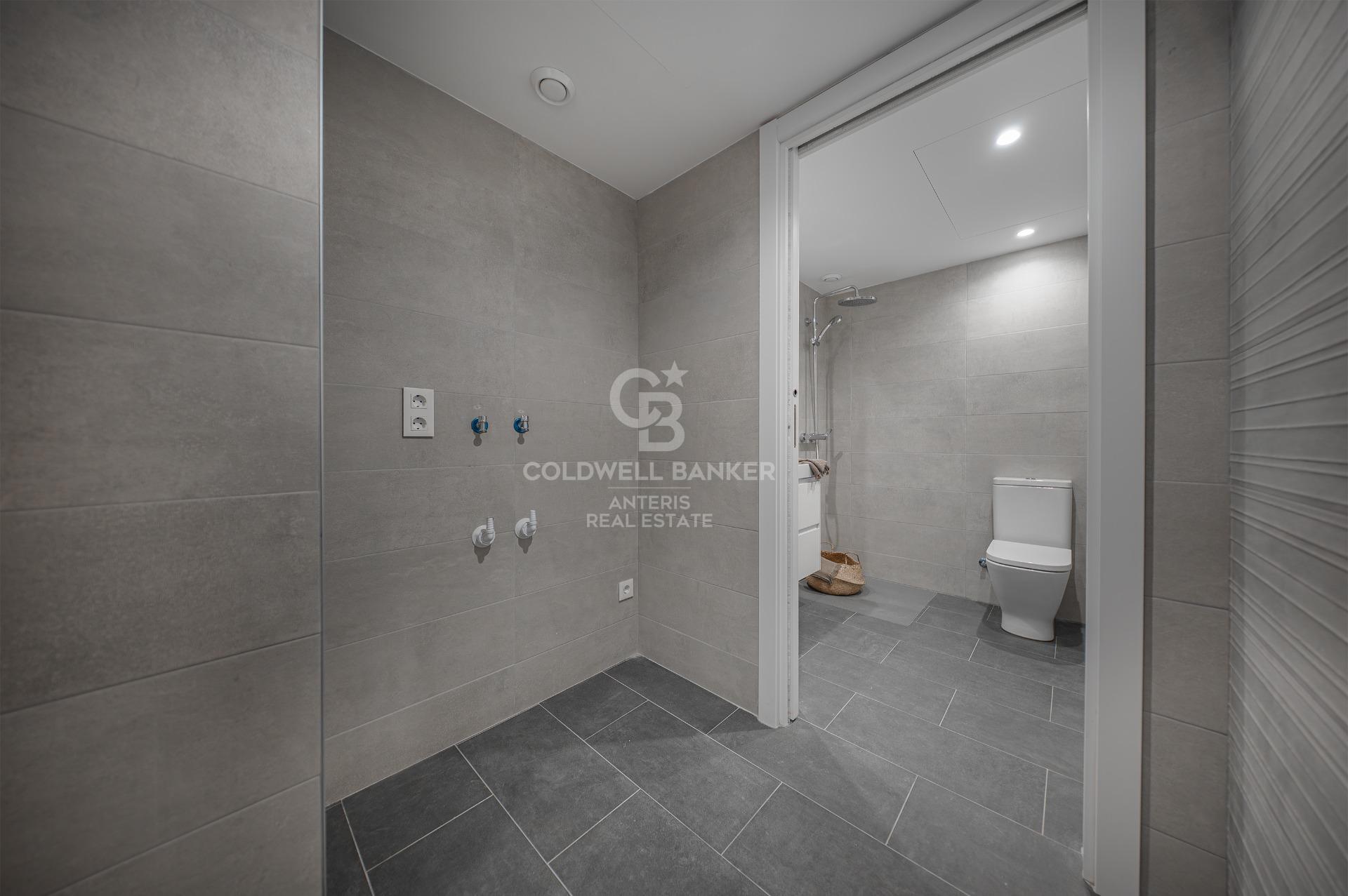 Nowoczesny duplex w ekologicznym budynku