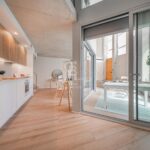 luminous duplex apartment in a sustainable building