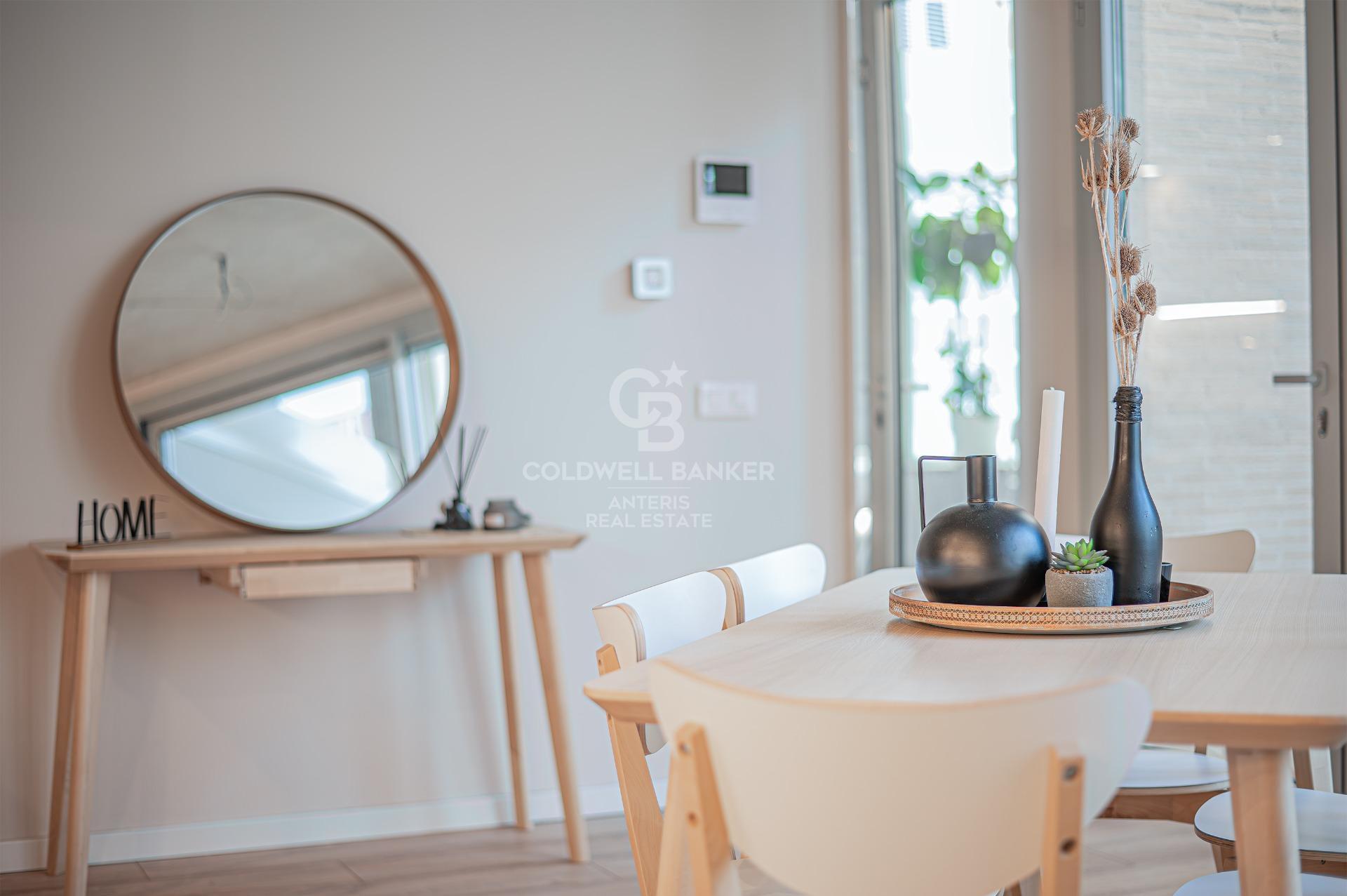 Nowoczesny duplex w ekologicznym budynku