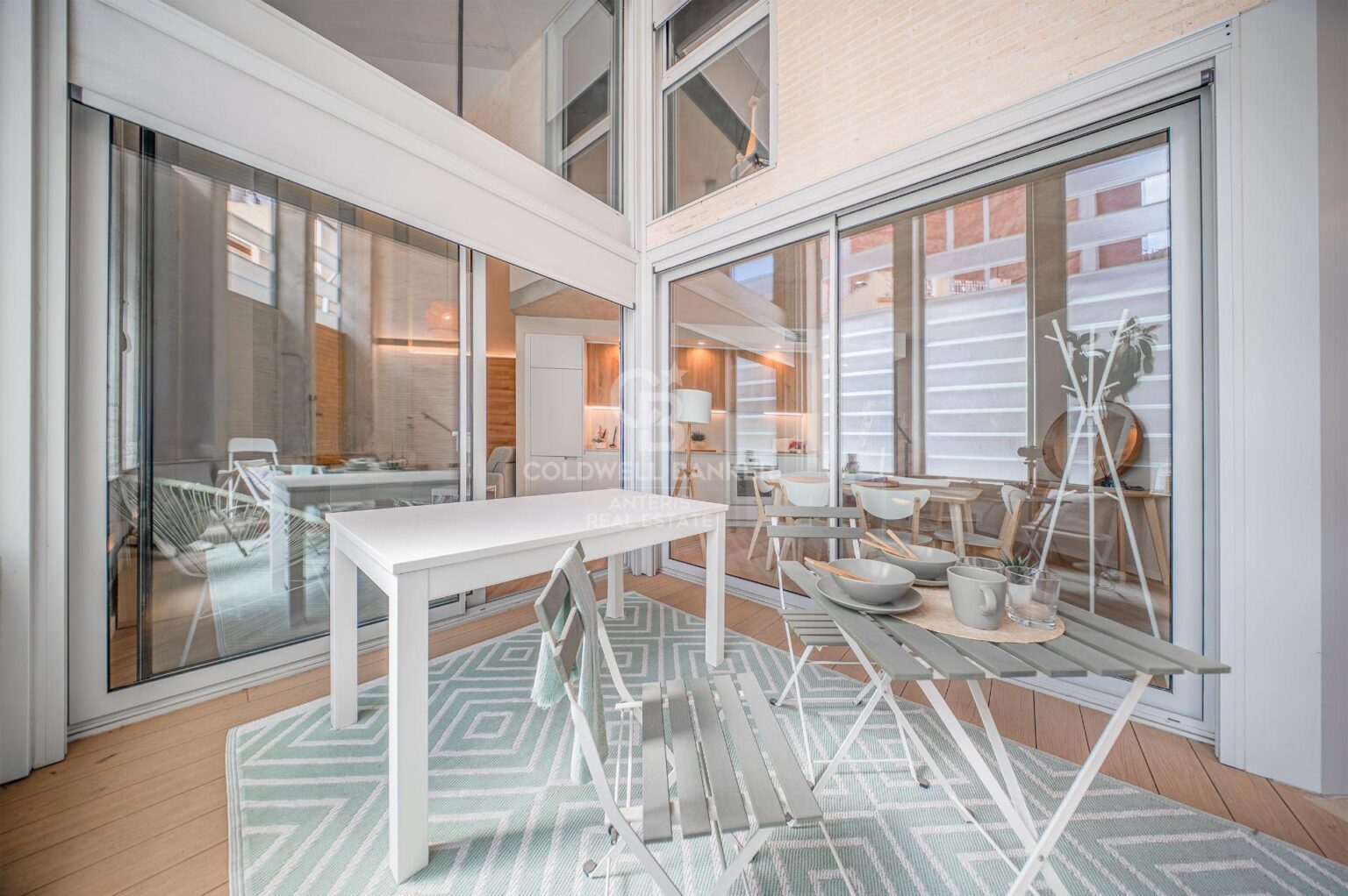 luminous duplex apartment in a sustainable building