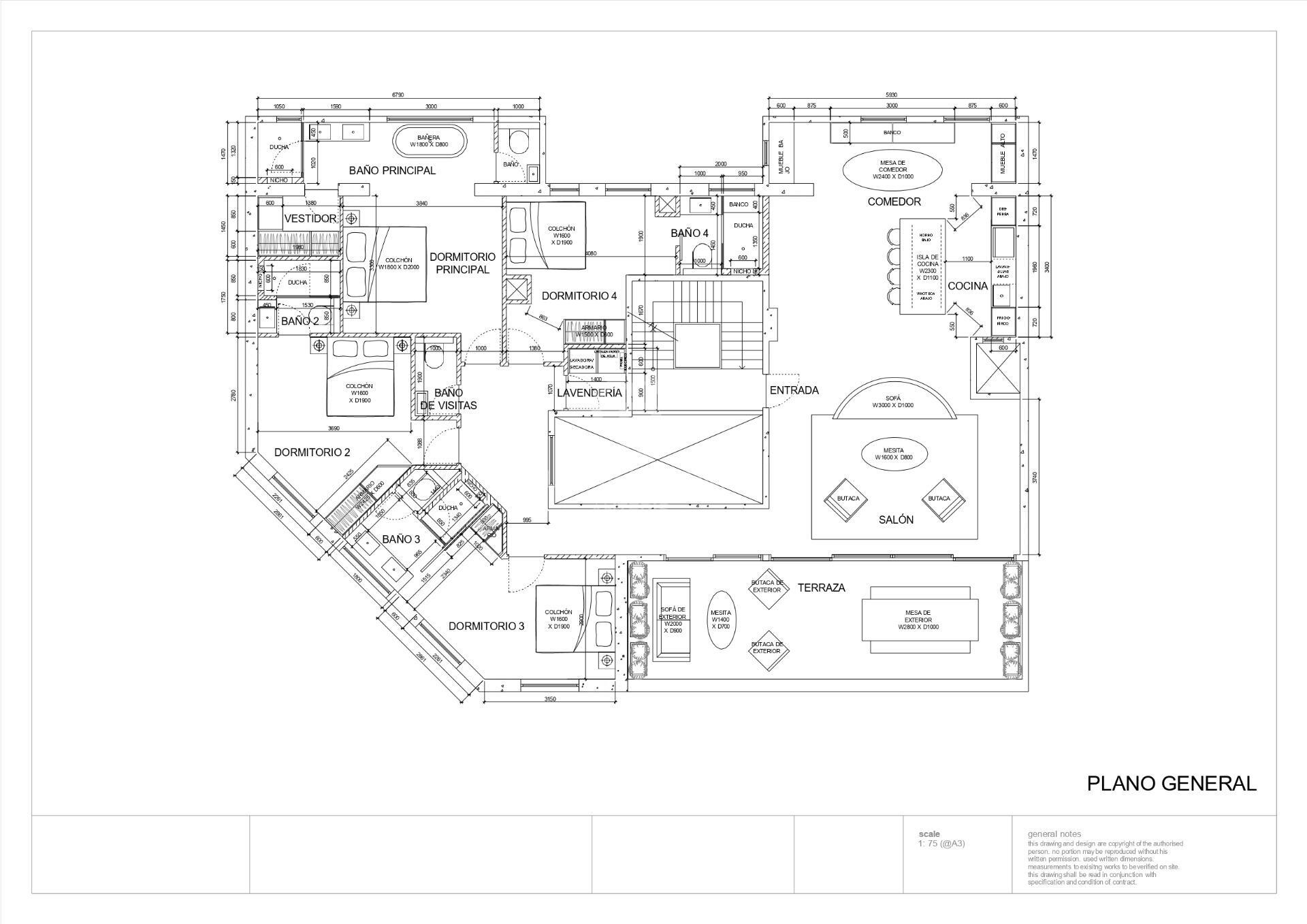 Bright renovated penthouse with terrace