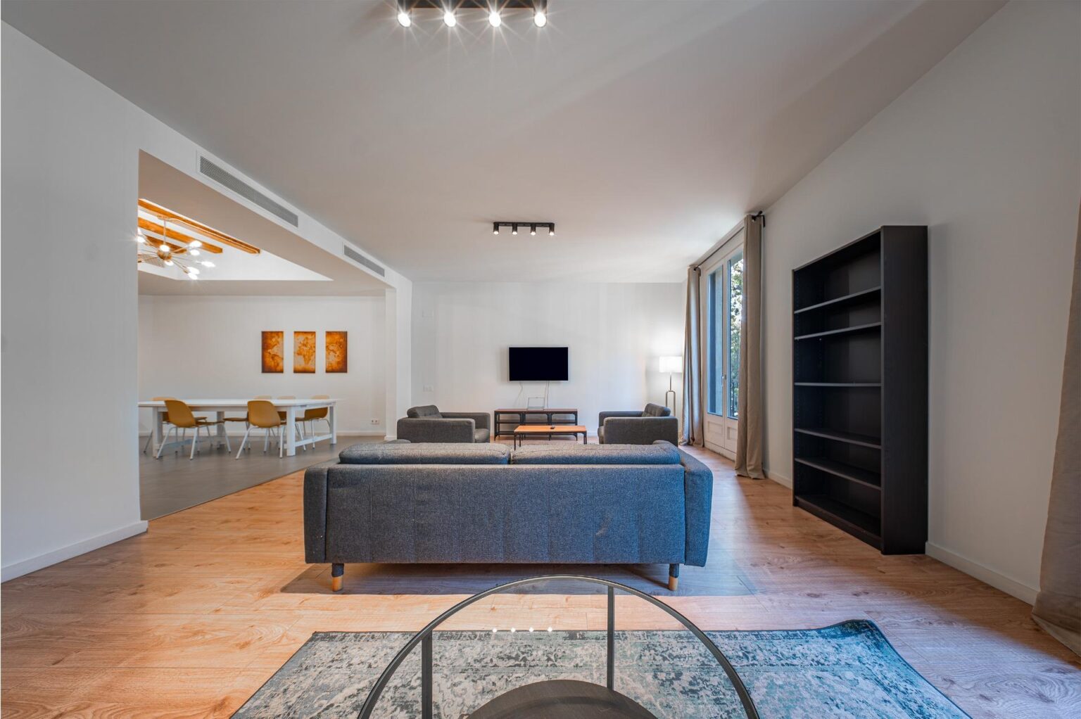 Spacious renovated apartment in historic building