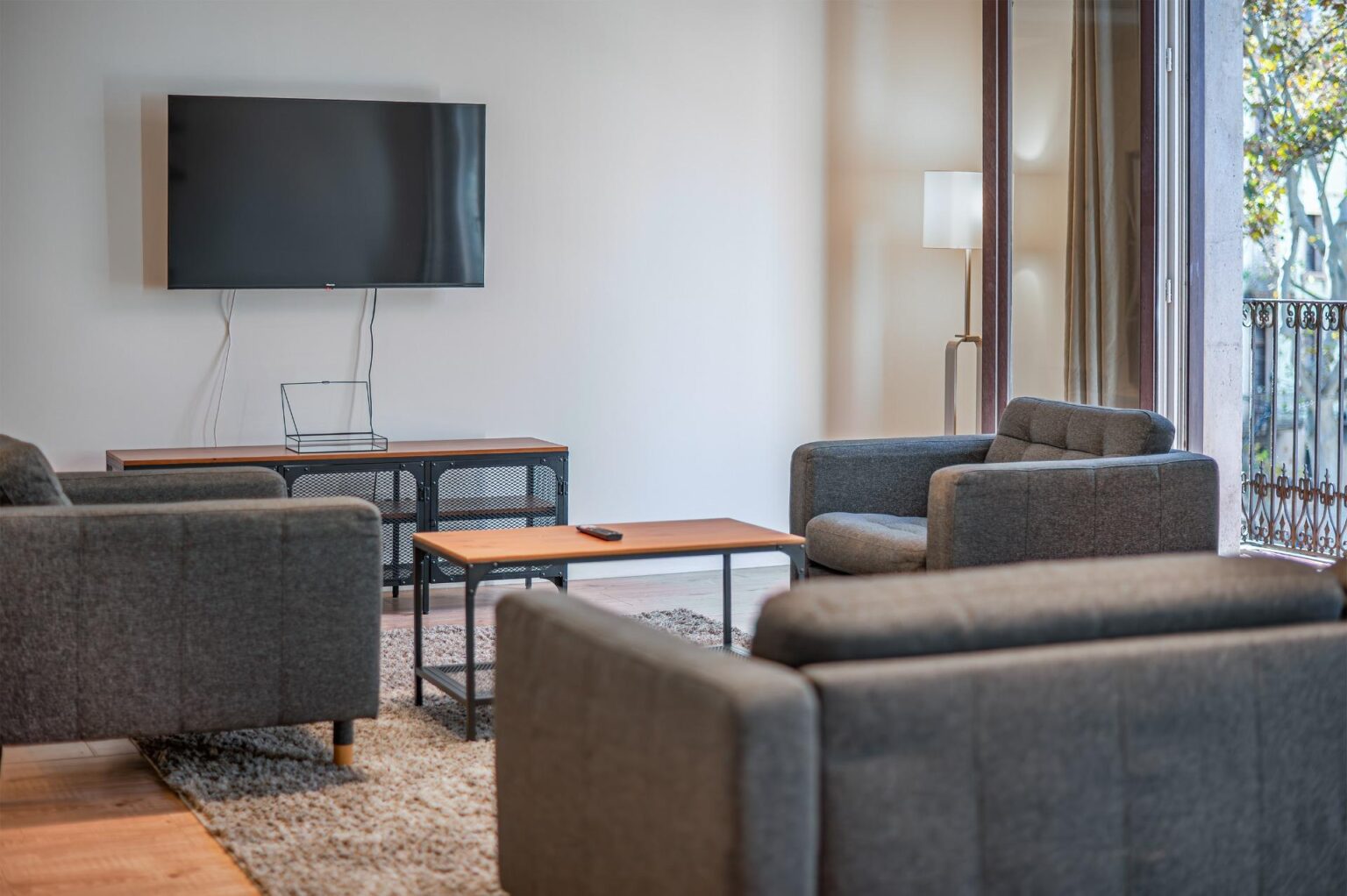 Spacious renovated apartment in historic building