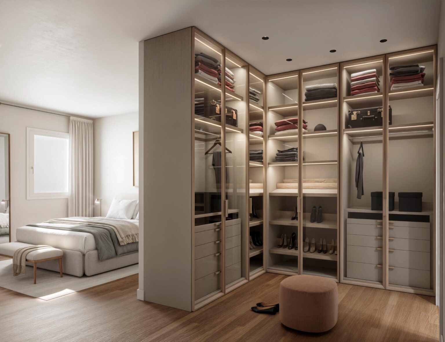 Luminous renovated apartment with luxury finishes