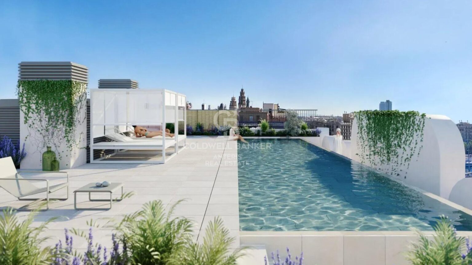 Nueva promoción con elementos modernista y vistas al mar