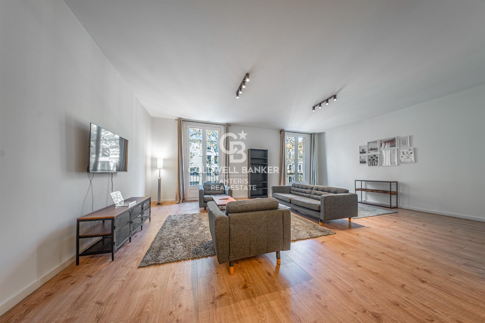 Spacious renovated apartment in historic building