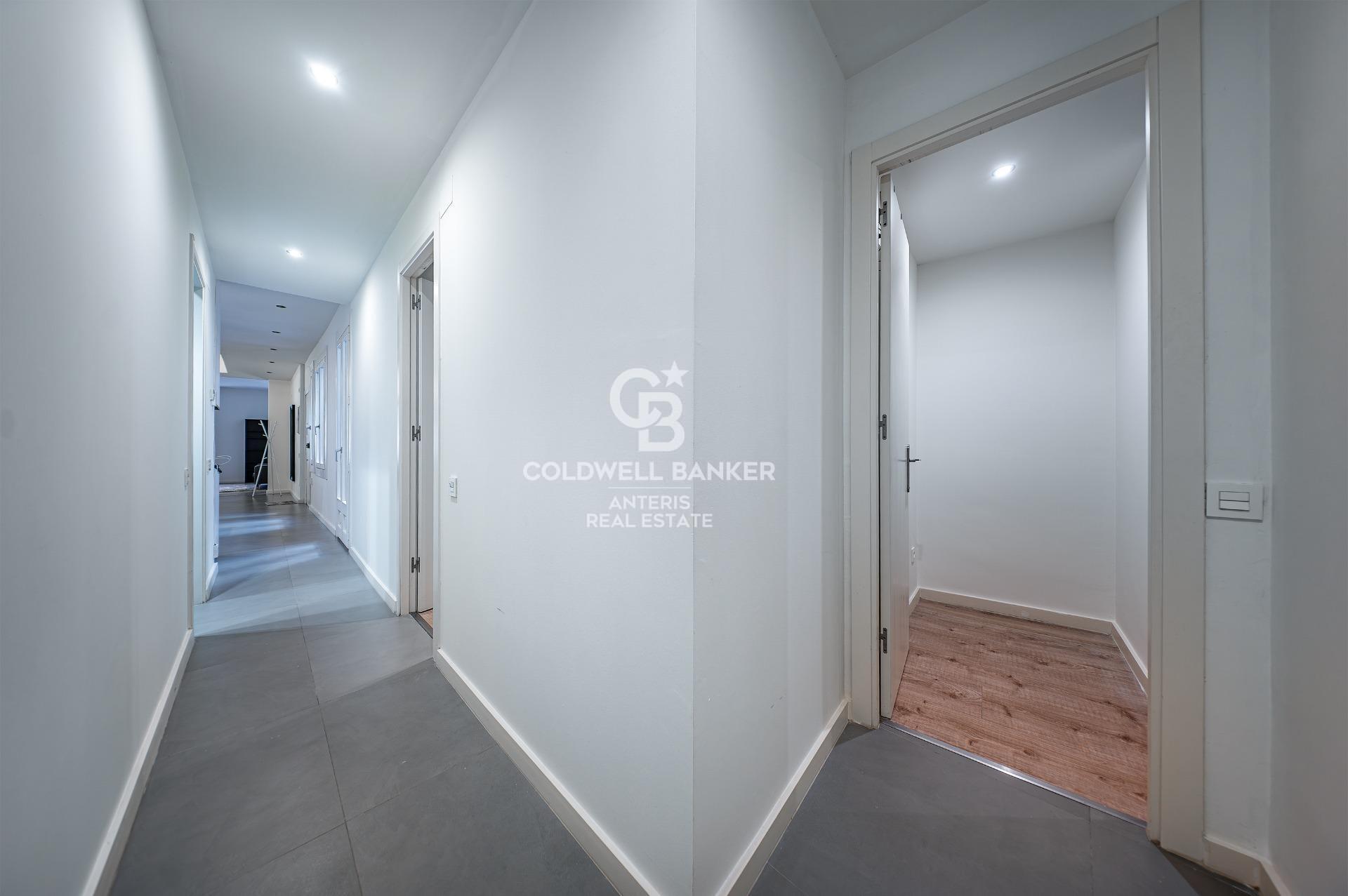 Spacious renovated apartment in historic building