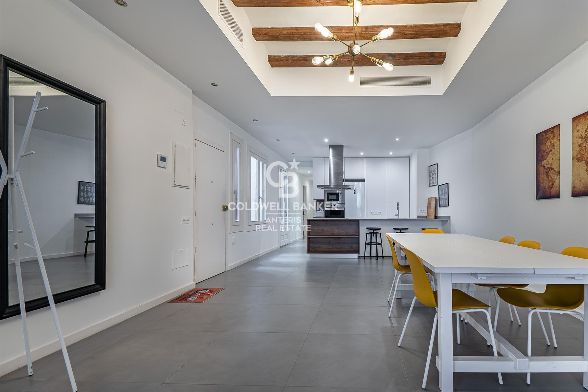 Spacious renovated apartment in historic building