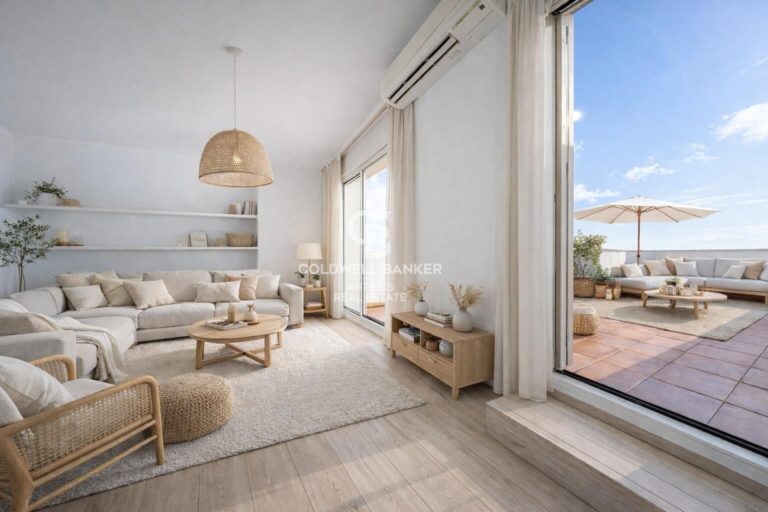 Penthouse in La Bonanova with two private terraces