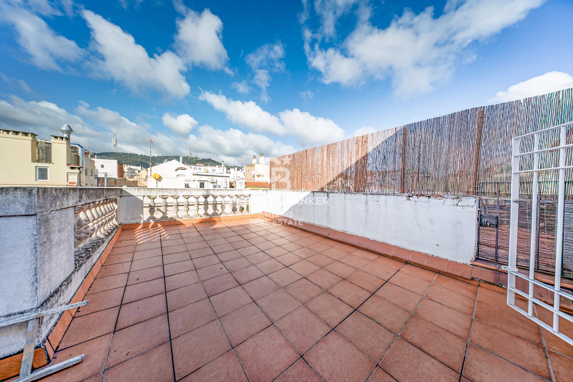 Ático en La Bonanova  con dos terrazas privadas