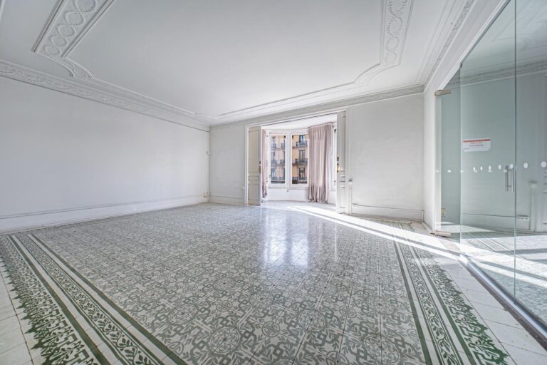 Bright and central office for rent.