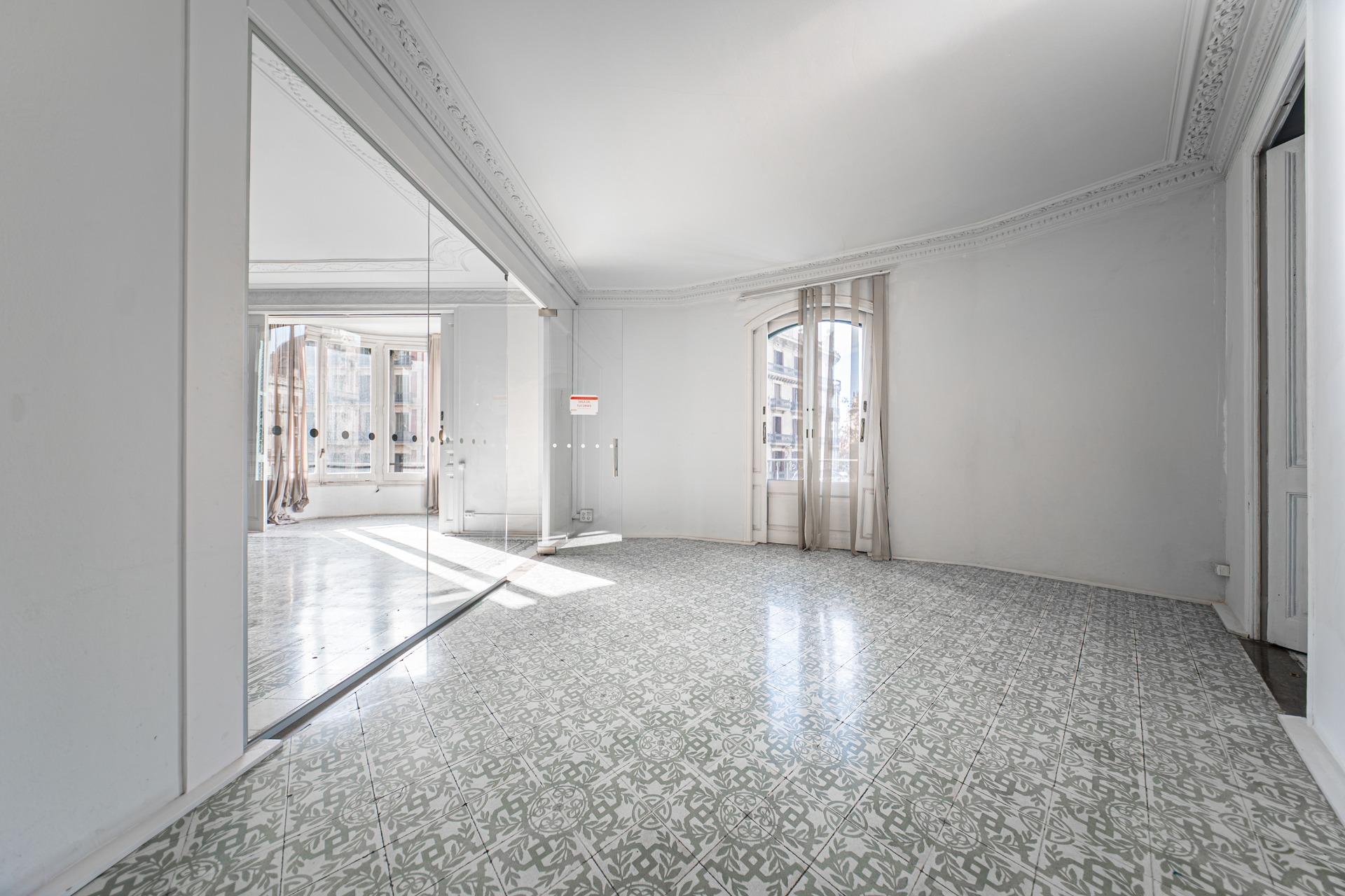 Bright and central office for rent.