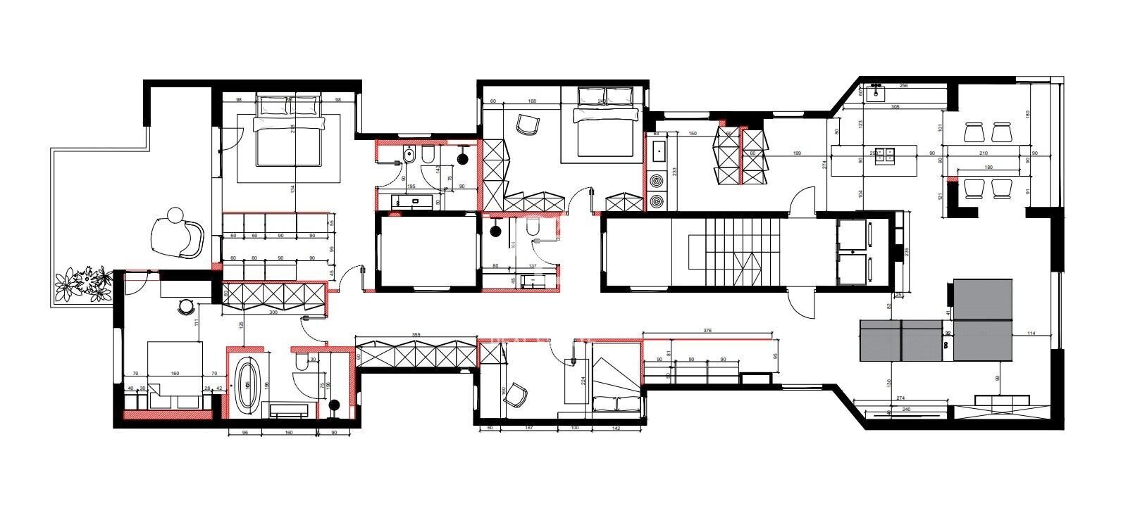 Luksusowy, odnowiony penthouse z tarasem