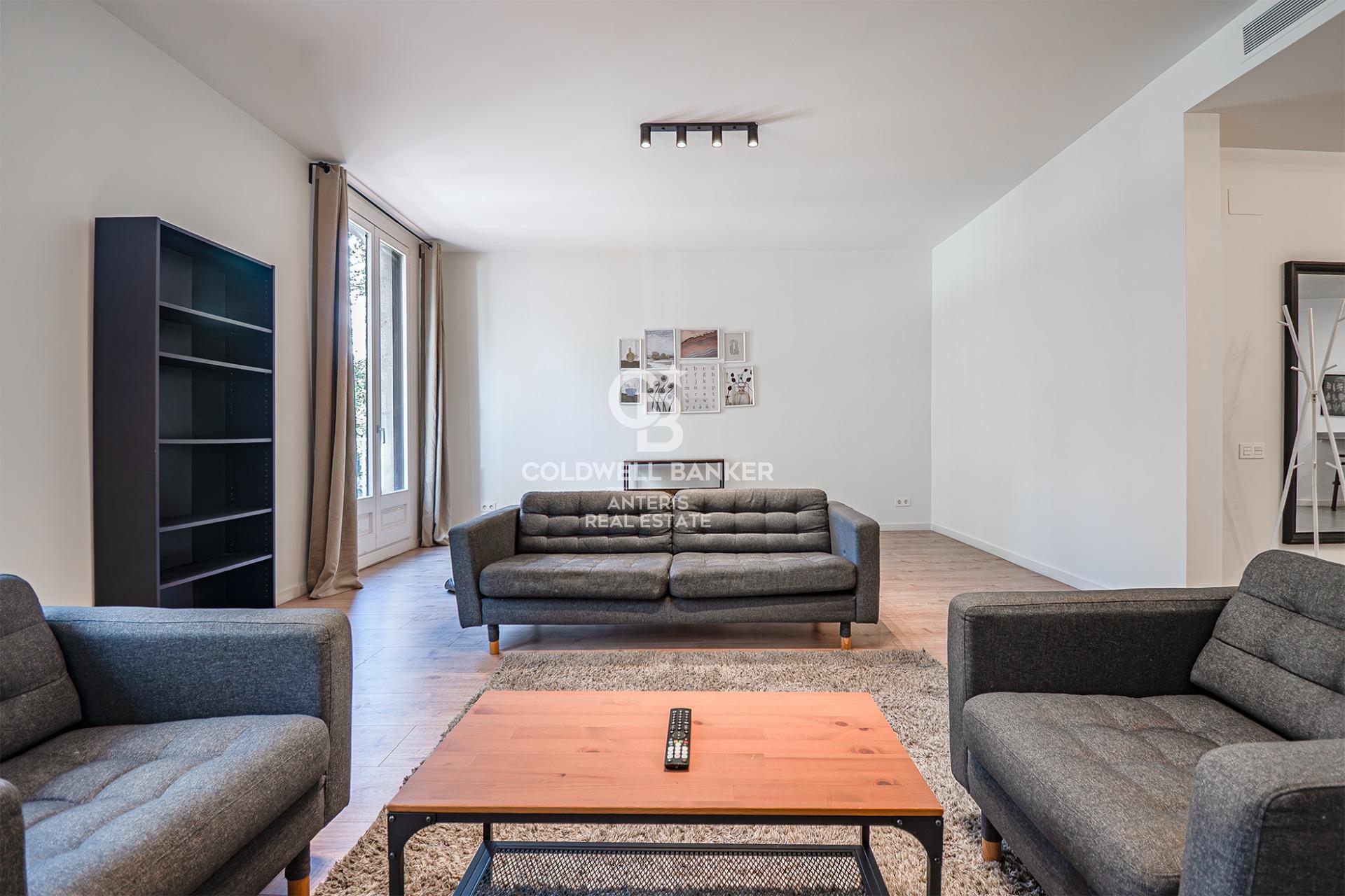 Spacious renovated apartment in historic building