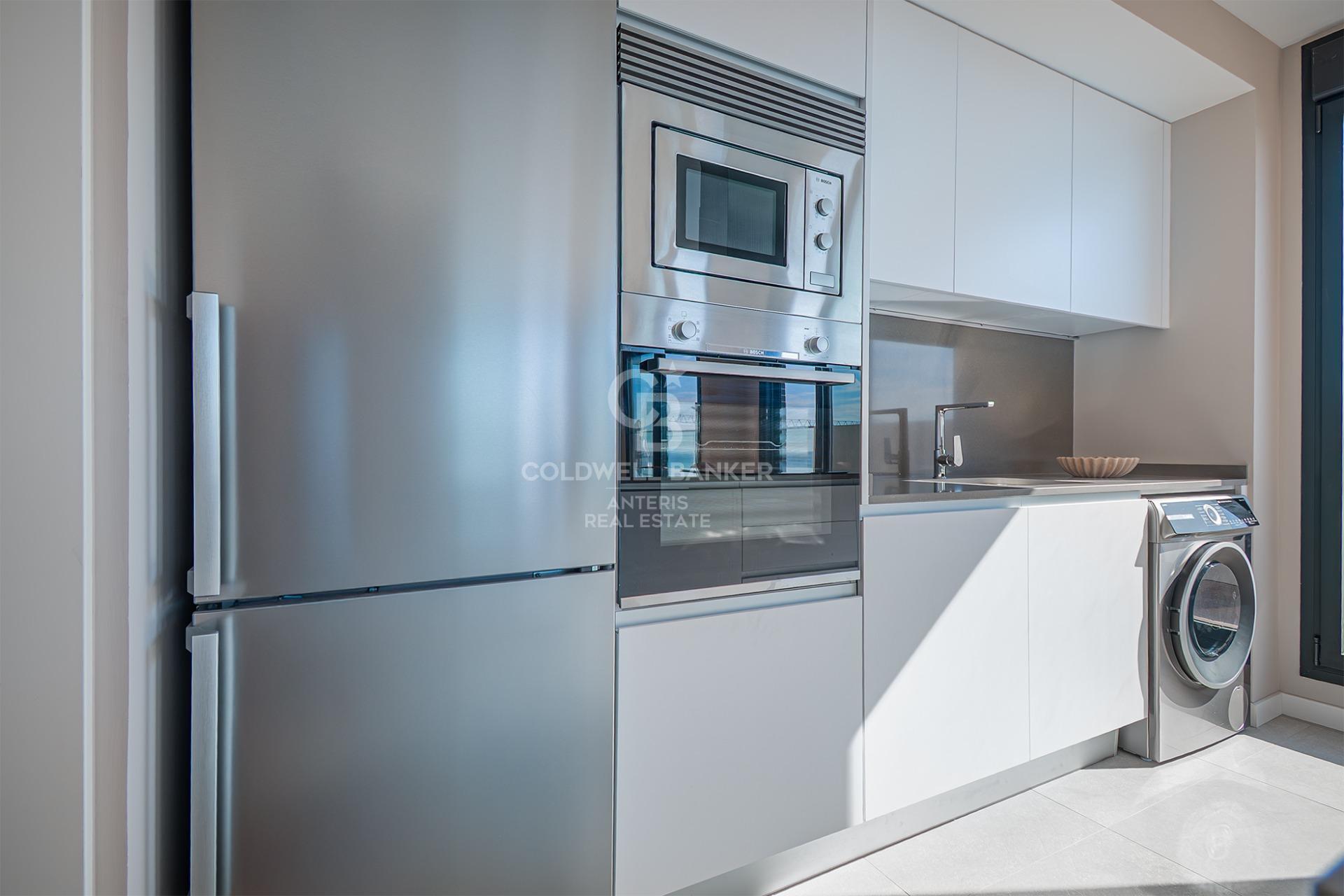 New development penthouse with two parking spaces, a storage room, and a communal area with a swimming pool