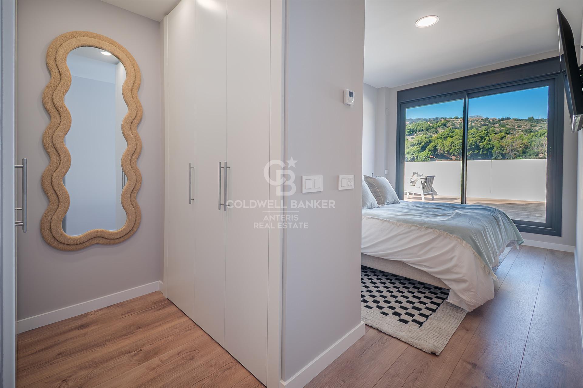 New development penthouse with two parking spaces, a storage room, and a communal area with a swimming pool