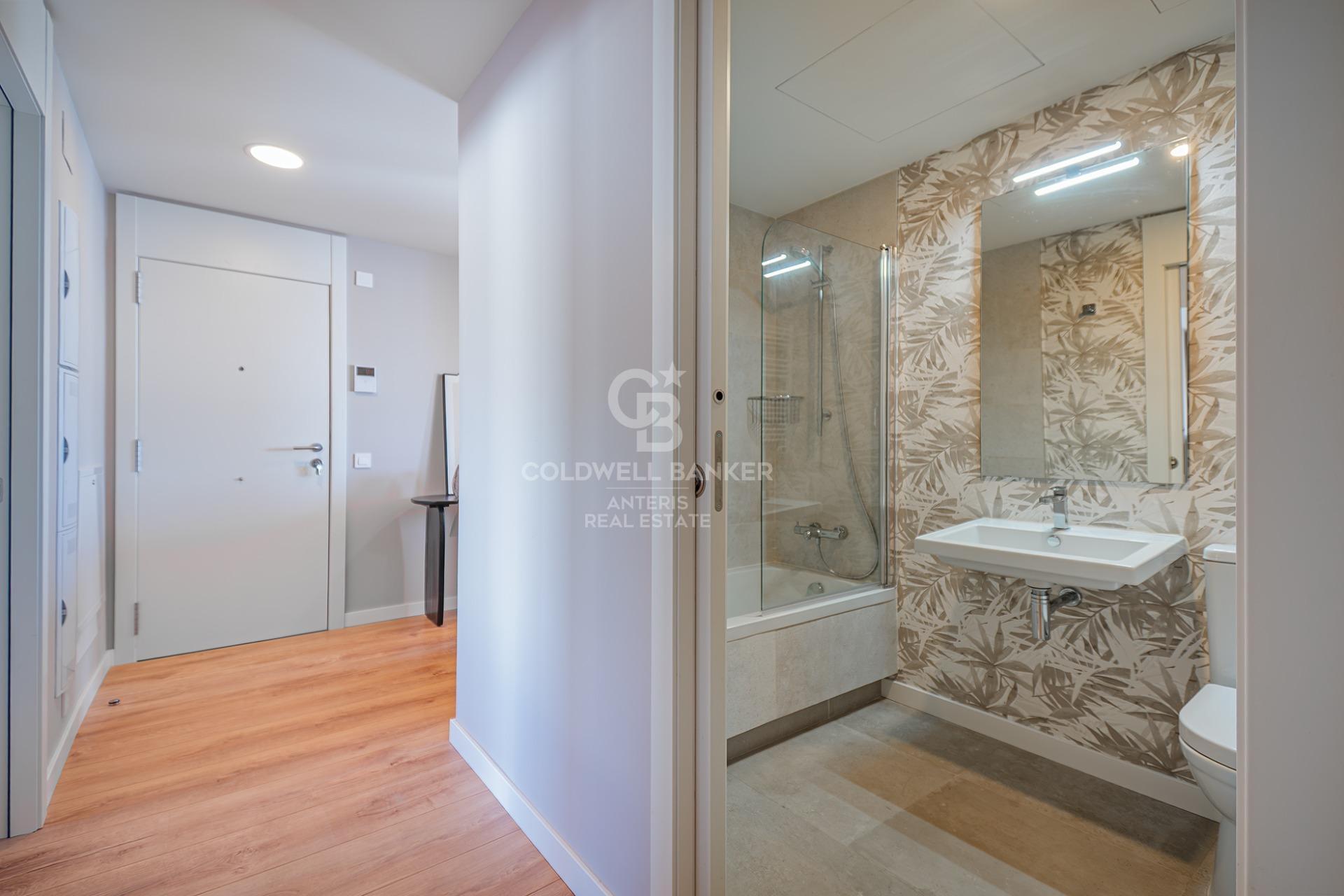 New development penthouse with two parking spaces, a storage room, and a communal area with a swimming pool