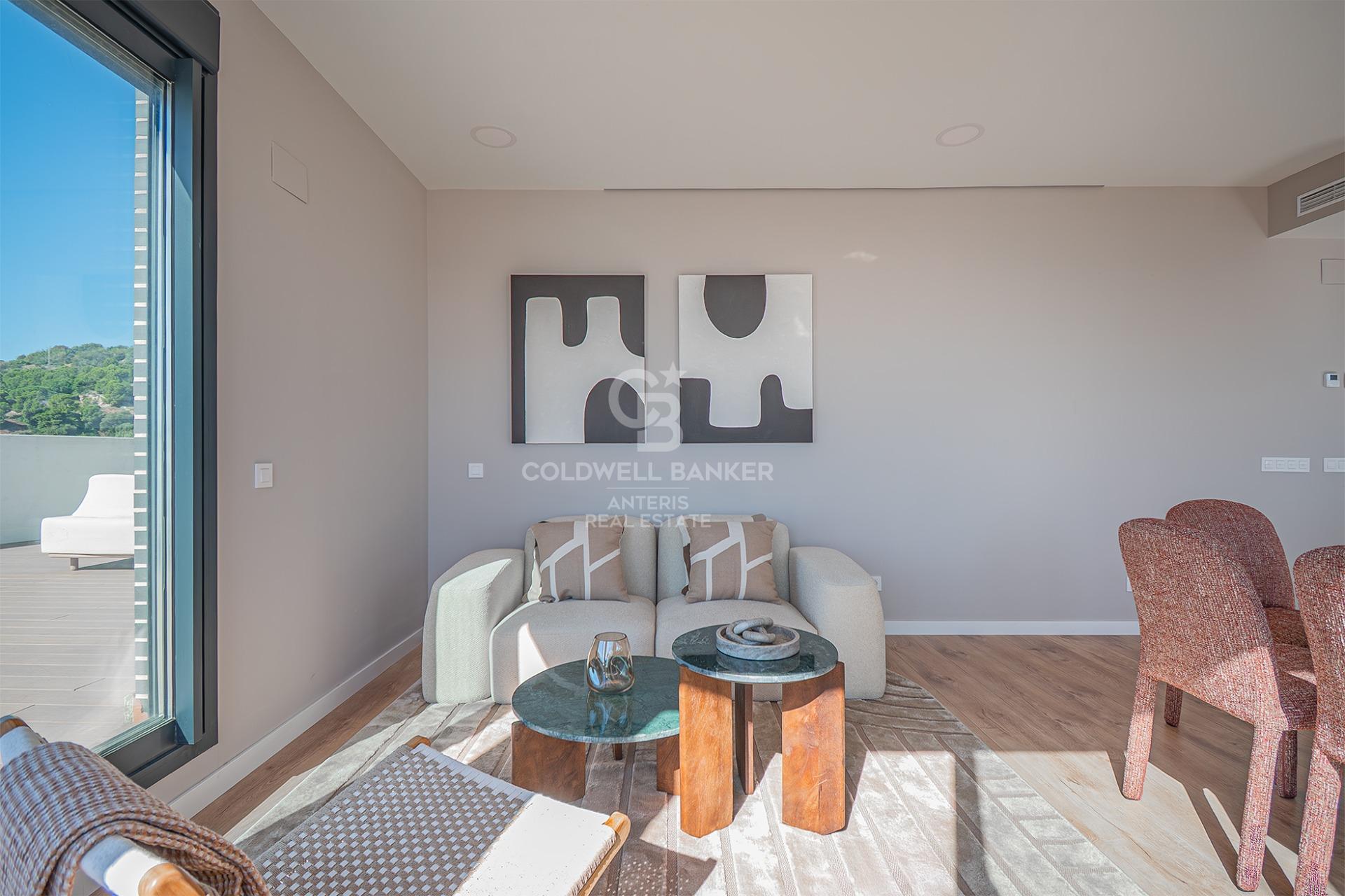 New development penthouse with two parking spaces, a storage room, and a communal area with a swimming pool