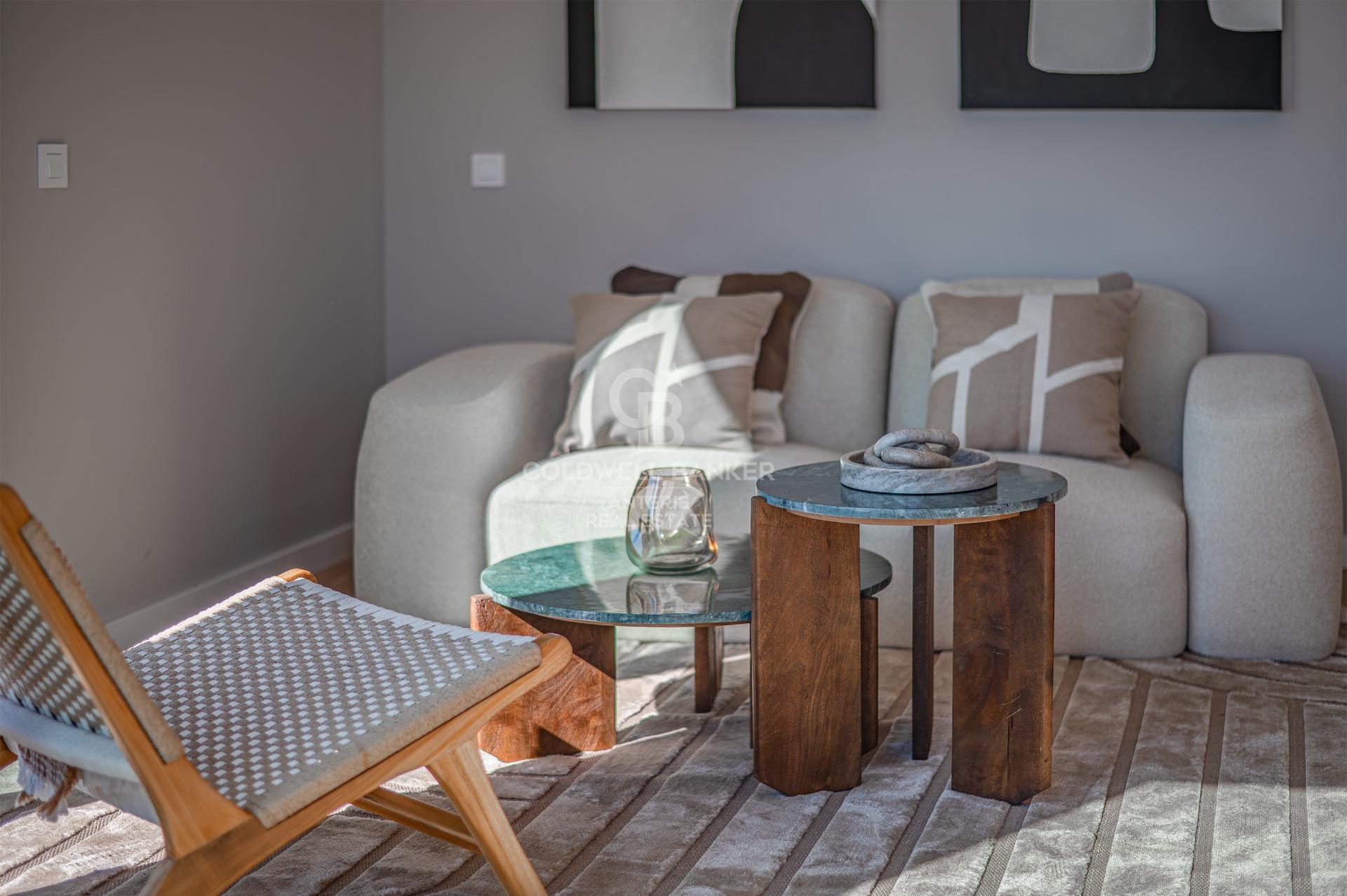 New development penthouse with two parking spaces, a storage room, and a communal area with a swimming pool